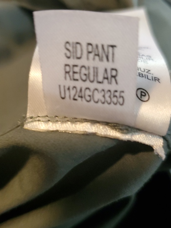 Tibi Garment Dyed Silky Cotton Sid Pants Size 29 Green Limestone - Picture 14 of 16